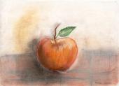 Warsztaty artystyczne: Katarzyna Leligdowicz Jabłko, suchy pastel