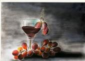 OLGA BOGUCKA Martwa natura, suchy pastel