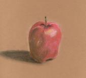 Warsztaty artystyczne: Zuzanna Turkiewicz Jabłko, suchy pastel