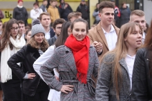 2018.11.09 Maturzyści tańczą poloneza