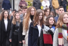 2018.11.09 Maturzyści tańczą poloneza
