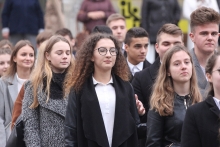 2018.11.09 Maturzyści tańczą poloneza