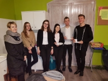 20 XII 2018 Mikołajki dla dzieci ze Świetlicy Socjoterapeutycznej przy Parafii św. Jana w Legnicy.