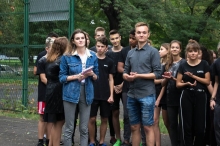 Otrzęsiny klas pierwszych  wrzesień 2018