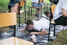 Otrzęsiny klas pierwszych  wrzesień 2018