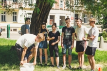 Otrzęsiny klas pierwszych.