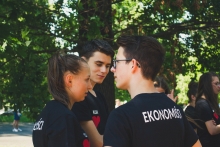 Otrzęsiny klas pierwszych.
