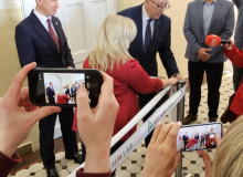 Uroczyste otwarcie pracowni chemicznej w ramach projektu KGHM LAB, kwiecień 2026