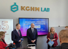 Uroczyste otwarcie pracowni chemicznej w ramach projektu KGHM LAB, kwiecień 2026