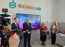 Uroczyste otwarcie pracowni chemicznej w ramach projektu KGHM LAB, kwiecień 2026