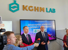 Uroczyste otwarcie pracowni chemicznej w ramach projektu KGHM LAB, kwiecień 2026