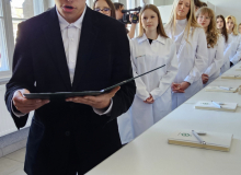 Uroczyste otwarcie pracowni chemicznej w ramach projektu KGHM LAB, kwiecień 2026