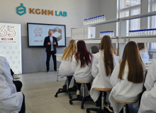 Uroczyste otwarcie pracowni chemicznej w ramach projektu KGHM LAB, kwiecień 2026