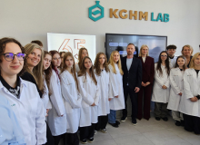 Uroczyste otwarcie pracowni chemicznej w ramach projektu KGHM LAB, kwiecień 2026