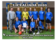 Licealiada Miasta Legnica w piłce nożnej dziewcząt styczeń 2020
