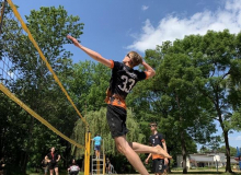 Zawody w siatkówce plażowej chłopców