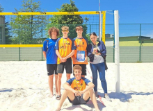 Zawody w siatkówce plażowej chłopców Złotoryja