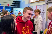 II LO na targach w PWSZ luty 2018