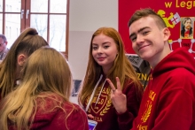 II LO na targach w PWSZ luty 2018