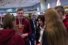 II LO na targach w PWSZ luty 2018