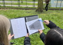 projekt-Young Climate Action for World Heritage Teren zielony przy II LO
