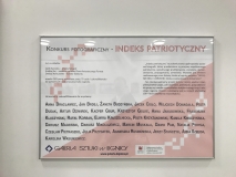 wernisaż  "Indeks patriotyczny"- 09 listopada